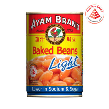 Bean - Baked Beans Less Sodium & Sugar Light Ayam (425g) HCS
