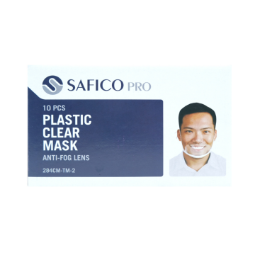 Mask - Plastic Transparent Mask Safico Pro (10's)