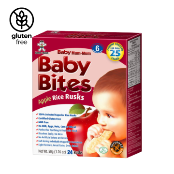Baby Snacks - Want Want Baby Bites Apple 6M+ (50g)