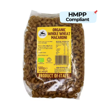 Pasta - Wholewheat Macaroni Alce Nero (500g) HMPP Compliant